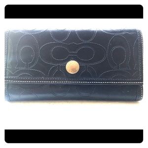 Vintage Coach Tri-Fold Wallet